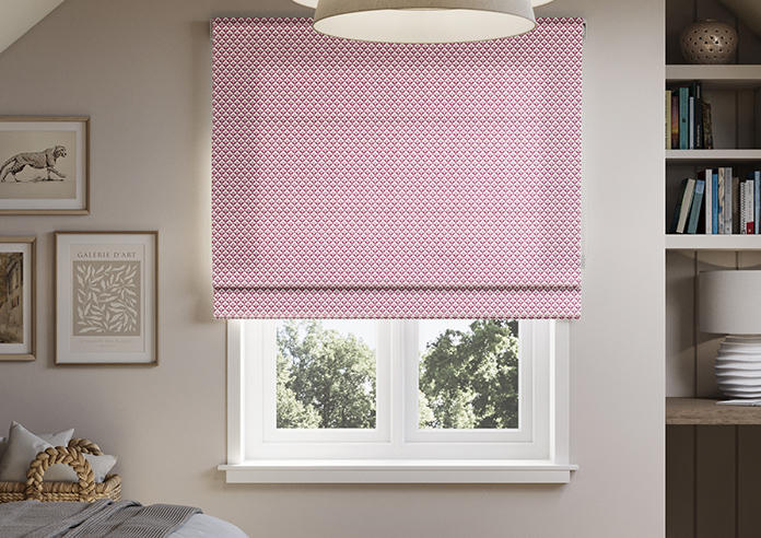 Scallop & Bud, Cosmos - Roman Blind - Image 3